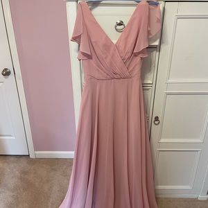 Bridesmaid dress. David’s Bridal